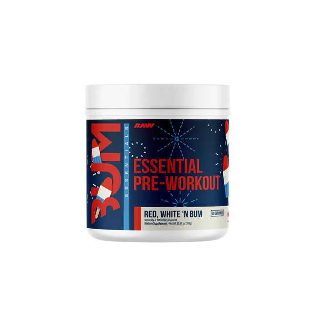 CBUM Essential Pre-Workout, Red White 'N Bum - 393 grams
