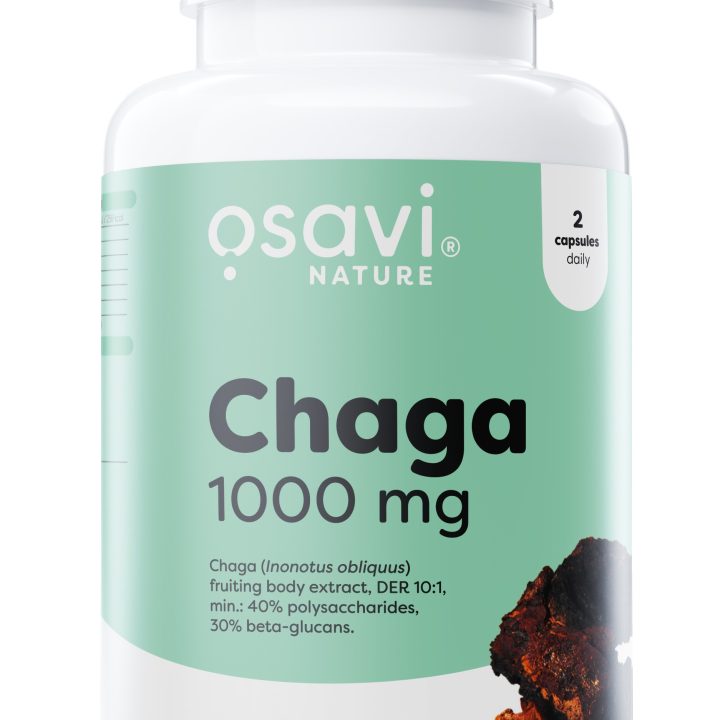 Chaga, 1000mg - 60 vegan caps