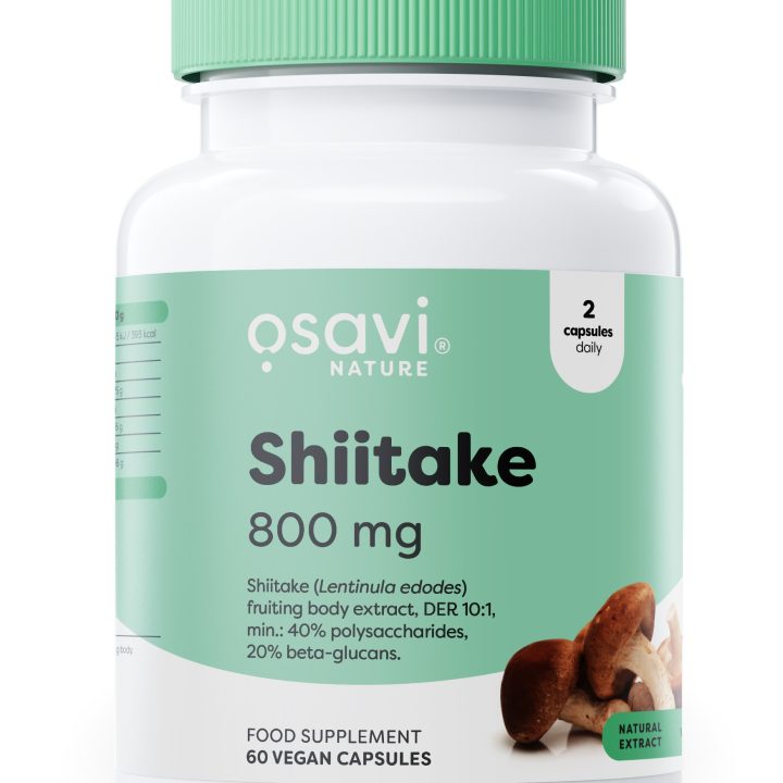 Shiitake, 800mg - 60 vegan caps