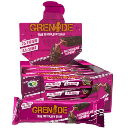 Protein Bars, Dark Chocolate Raspberry - 12 x 60g