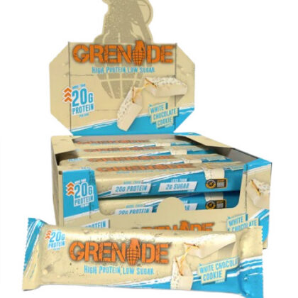 Protein Bars, White Chocolate Cookie - 12 x 60g