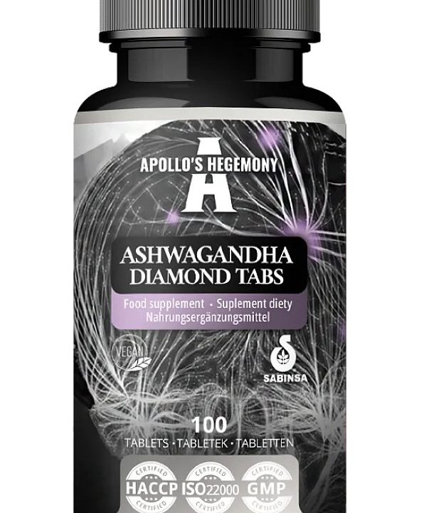Ashwagandha Diamond - 100 tablets (EAN 8721077930589)