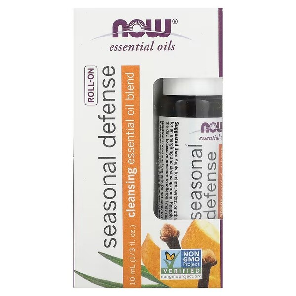 Essential Oil Roll-On, Seasonal Defense - 10 ml.