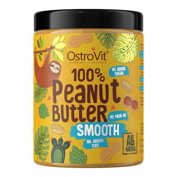 100% Peanut Butter, Smooth - 1000 grams