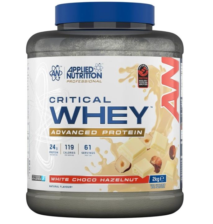 Critical Whey, White Choco Hazelnut - 2000 grams