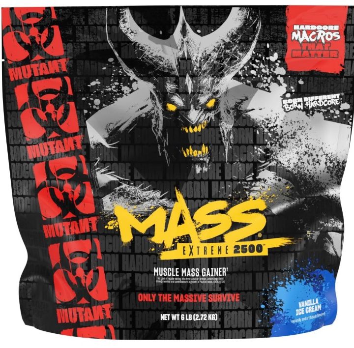 Mutant Mass Extreme 2500, Vanilla Ice Cream - 2720 grams