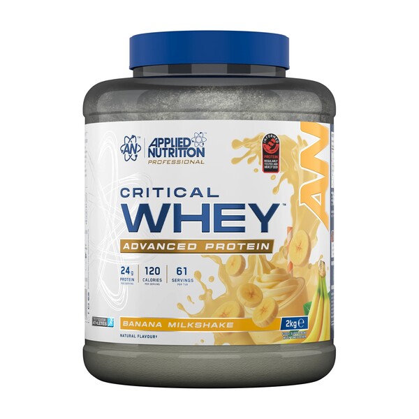 Critical Whey, Banana Milkshake - 2000 grams