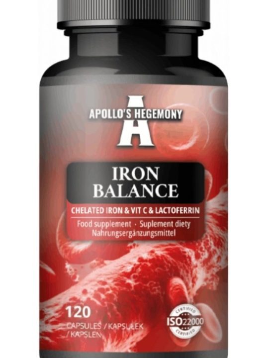 Iron Balance Chelated Iron & Vit C & Lactoferrin - 120 caps