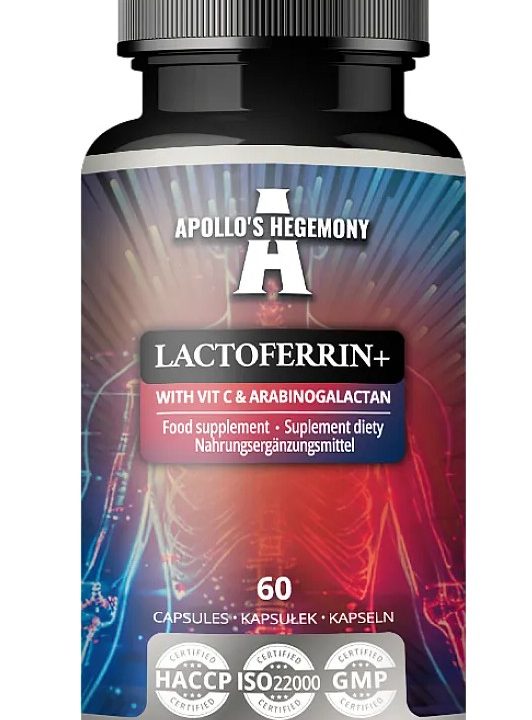 Lactoferrin+ with Vit C & Arabinogalactan - 60 caps