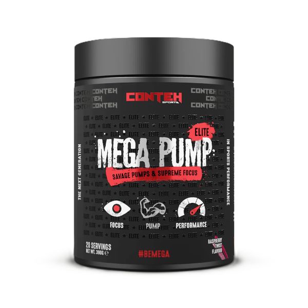 Mega Pump Elite, Raspberry Twist - 390 grams