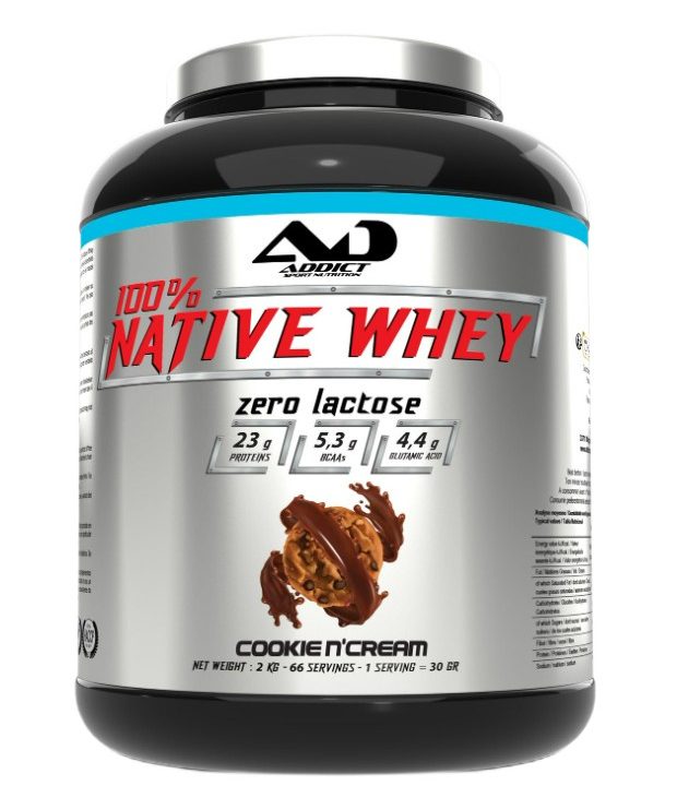 100% Native Whey Zero Lactose, Cookie N'Cream - 2000 grams