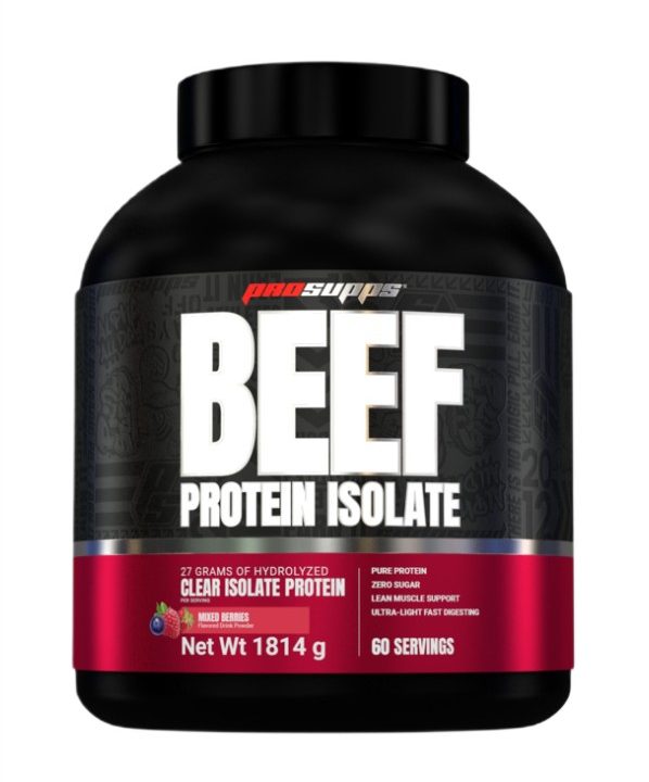 Beef Protein Isolate, Mixed Berries - 1814 grams
