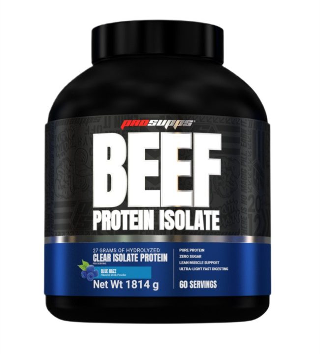 Beef Protein Isolate, Blue Razz - 1814 grams