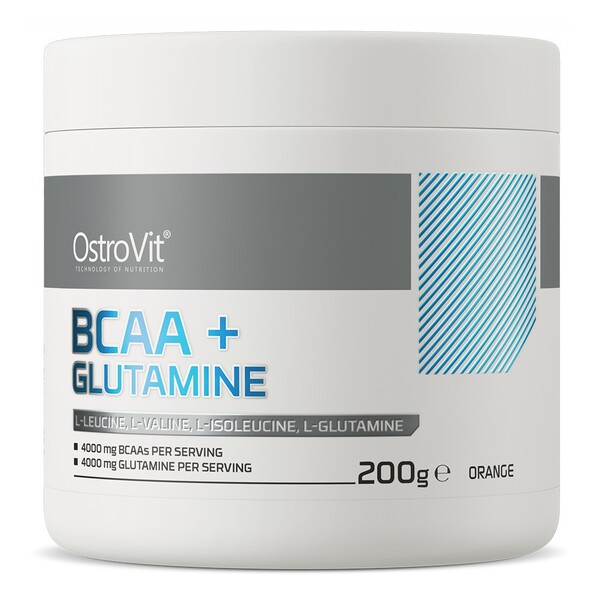 BCAA + Glutamine, Orange - 200 grams