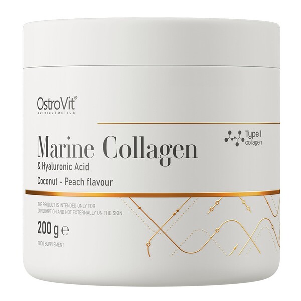 Marine Collagen & Hyaluronic Acid, Coconut Peach - 200 grams