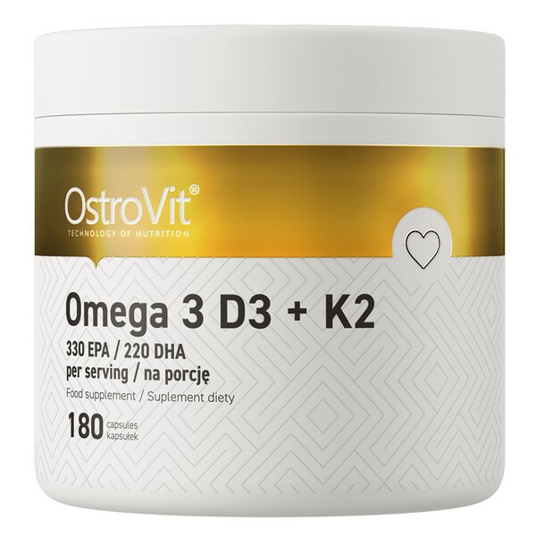 Omega 3 D3 + K2 - 180 caps