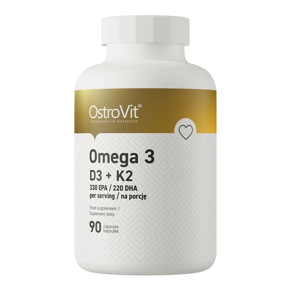 Omega 3 D3 + K2 - 90 caps