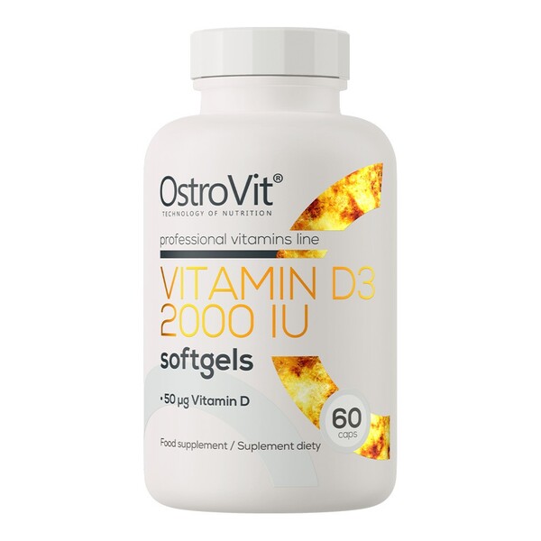 Vitamin D3 2000 IU - 60 caps