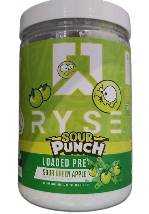 Loaded Pre, Sour Punch Sour Green Apple - 459 grams