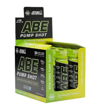 ABE Pump Shot, Citrus Twist - 12 x 100 ml.
