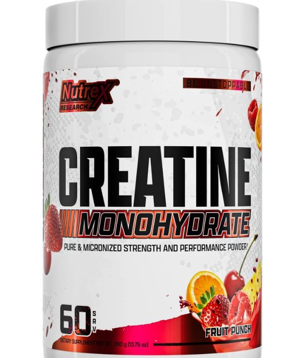 Creatine Monohydrate, Fruit Punch - 390 grams