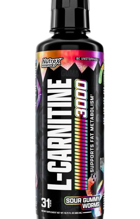 L-Carnitine 3000, Sour Gummy Worms - 465 ml.