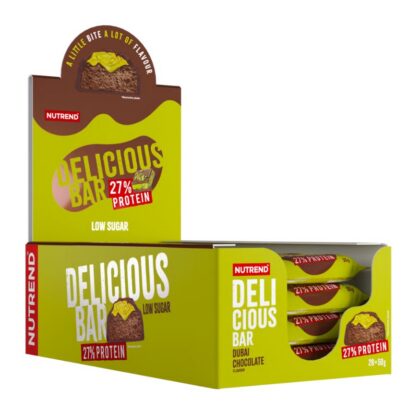 Delicious Protein Bar, Dubai Chocolate - 28 x 50g