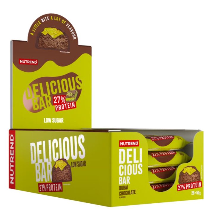 Delicious Protein Bar, Dubai Chocolate - 28 x 50g