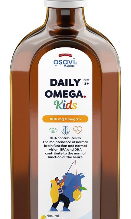 Daily Omega Kids, 800mg Omega 3 (Natural Lemon) - 250 ml.