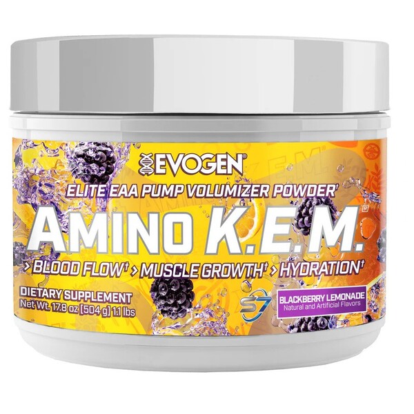 Amino K.E.M. EAA, Blackberry Lemonade - 504 grams