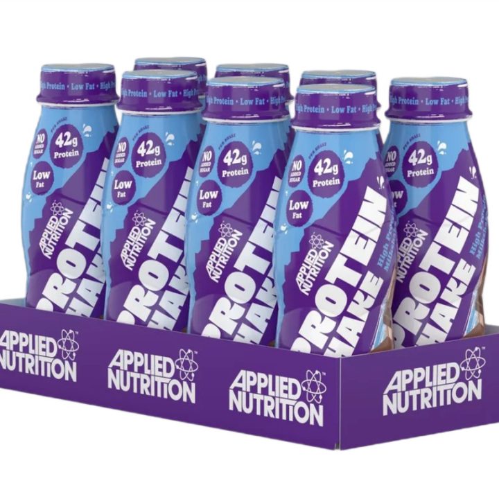 High Protein Shake, Double Chocolate - 8 x 500 ml.