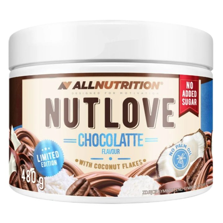 Nutlove, Chocolatte with Coconut Flakes - 480 grams