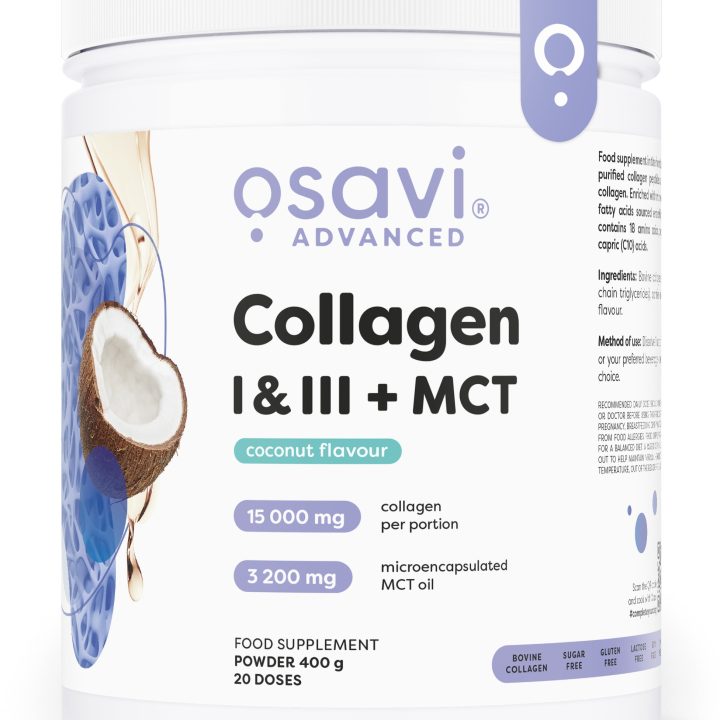 Collagen I & III + MCT, Coconut - 400 grams
