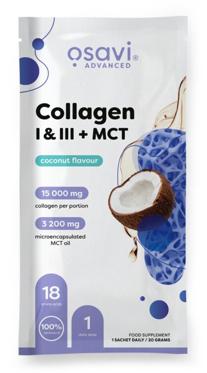 Collagen I & III + MCT, Coconut - 20 grams (1 serving)