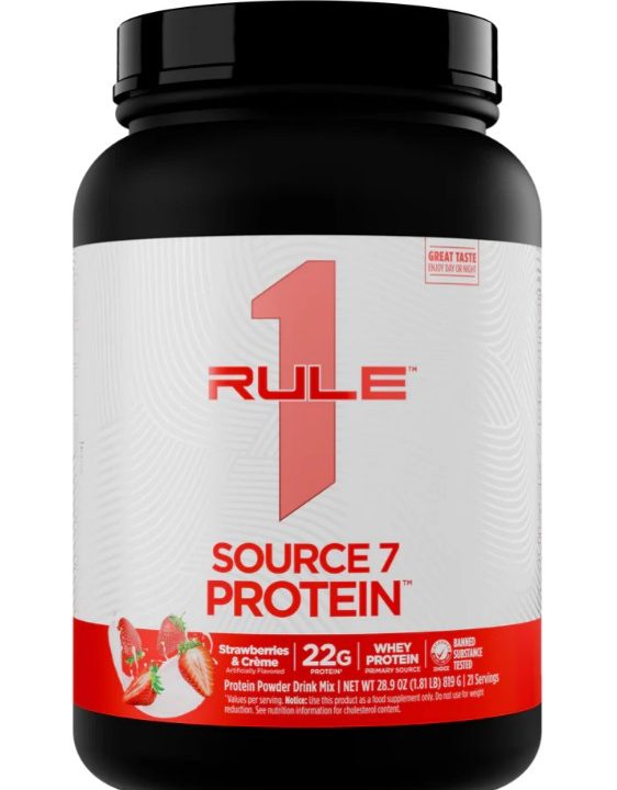 Source7 Protein, Strawberries & Creme - 819 grams