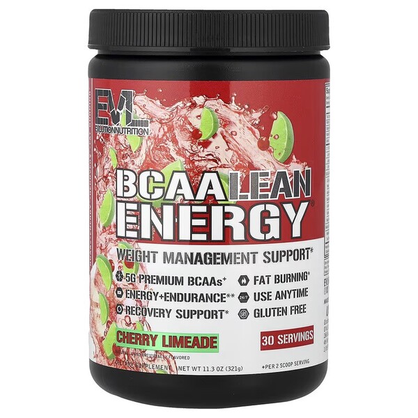 BCAA Lean Energy, Cherry Limeade - 321 grams
