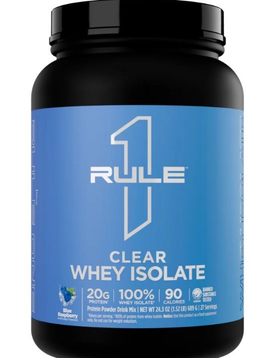 Clear Whey Isolate, Blue Raspberry - 689 grams