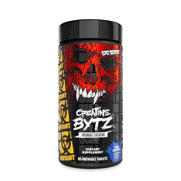 Creatine Bytz Chewables, Tang Blue Razz - 80 chewables