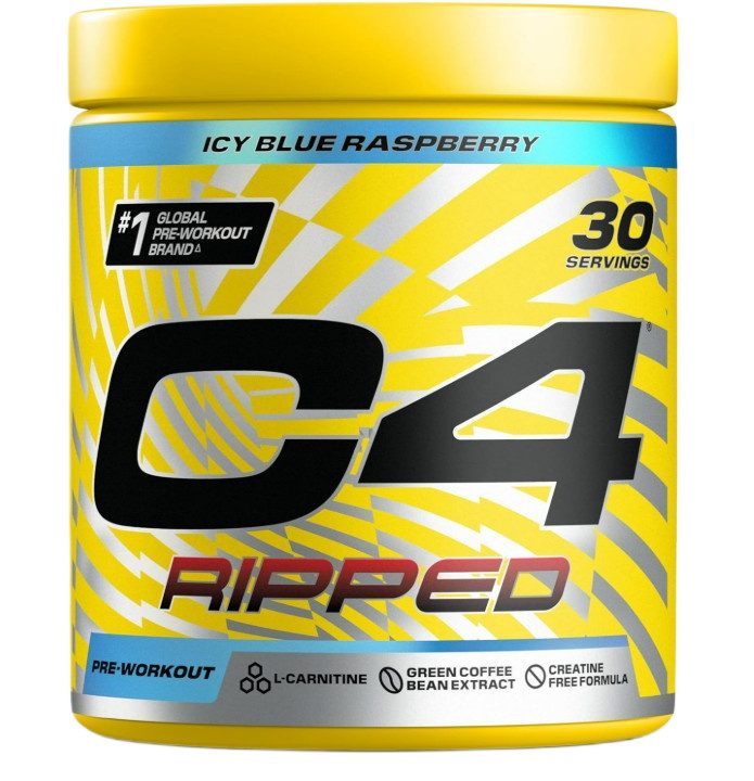 C4 Ripped, Icy Blue Raspberry - 189 grams