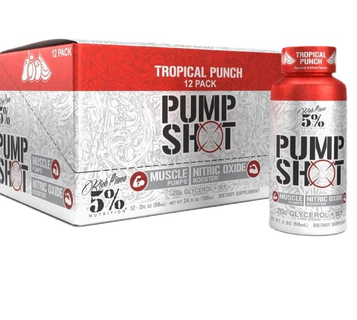 Pump Shot, Tropical Punch - 12 x 59 ml.