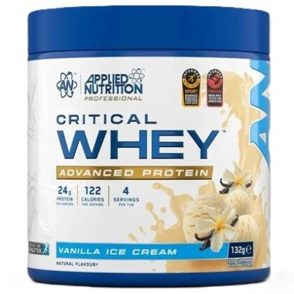 Critical Whey, Vanilla Ice Cream - 132 grams (4 servings)