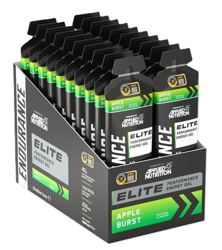 Endurance Elite Performance Energy Gel, Apple Burst - 20 x 60 ml.