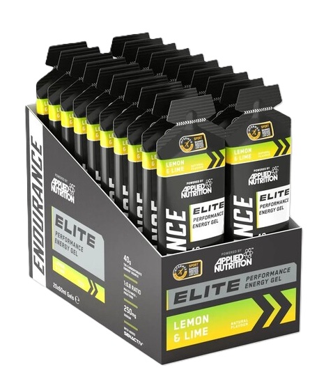 Endurance Elite Performance Energy Gel, Lemon & Lime - 20 x 60 ml.