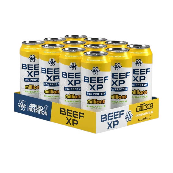 Beef XP Cans, Millions Pineapple - 12 x 500 ml.