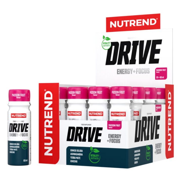 Drive Shot, Passion Fruit - 20 x 60 ml.