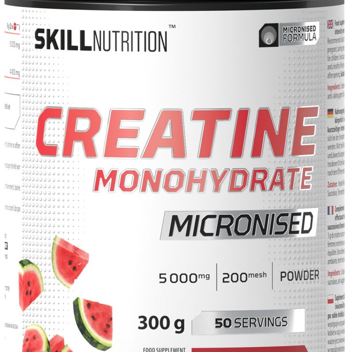 Micronised Creatine Monohydrate Flavoured, Watermelon - 300 grams