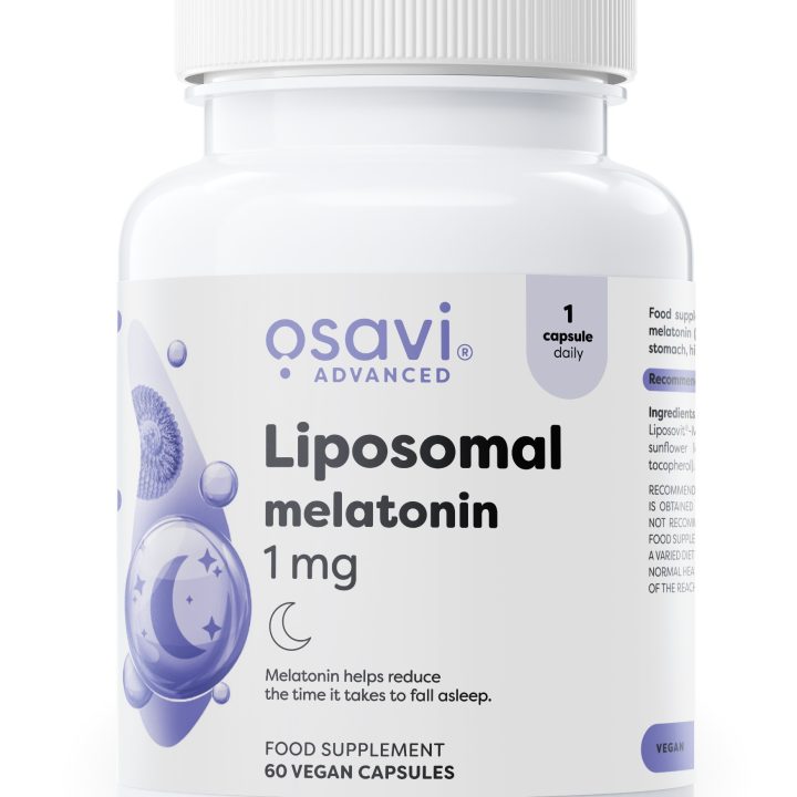 Liposomal Melatonin, 1 mg - 60 vegan caps