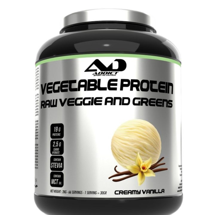 Vegetable Protein Raw Veggie and Greens, Creamy Vanilla - 2000 grams