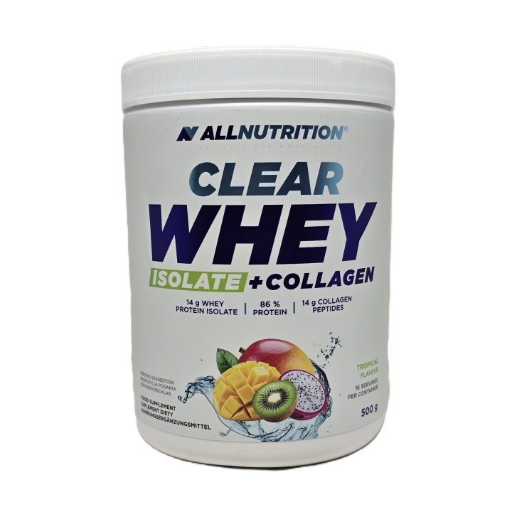 Clear Whey Isolate + Collagen, Tropical - 500 grams