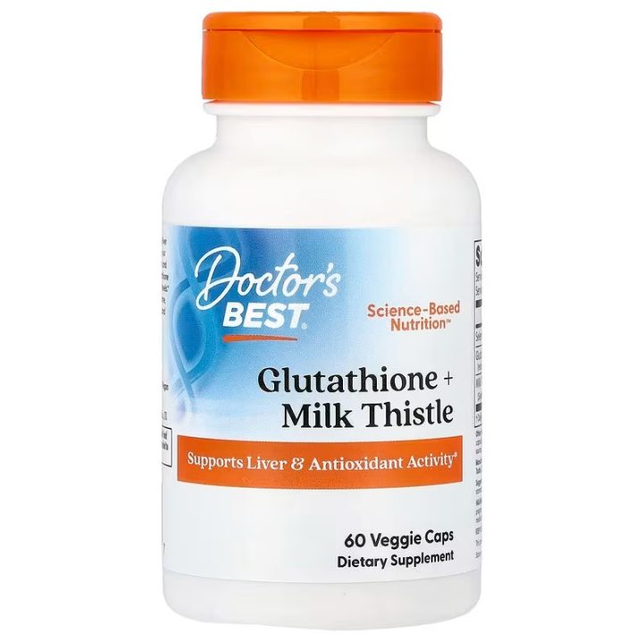 Glutathione + Milk Thistle - 60 vcaps